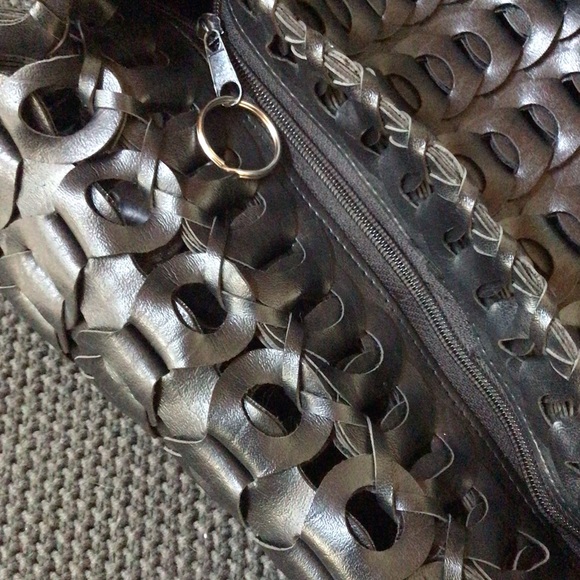 Black vintage crossbody bag, - Picture 7 of 7